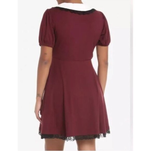 Hot Topic Harry Potter Deathly Hallows Wizarding World Sweetheart Dress Size M - Picture 2 of 13